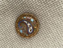 Broche ancienne émaillée