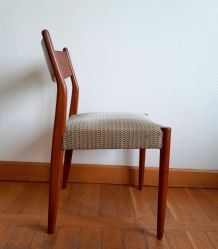 Paire de chaises scandinave en teck vintage 