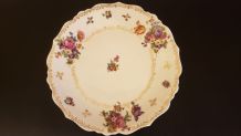 Service fleuri porcelaine de Limoges