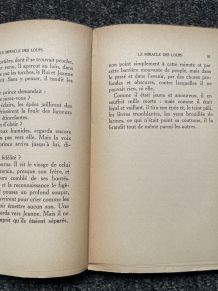 Livre ancien «  le miracle des loups » 1921