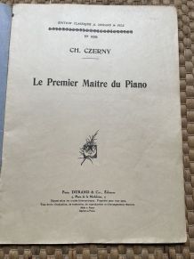 Livret de partition : le premier maître de piano 