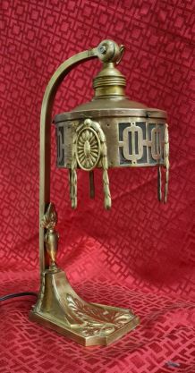 lampe 1900 bronze et laiton   art nouveau  ,superbe objet d 