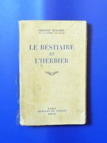 Le Bestiaire et L'Herbier- Georges Duhamel-Mercure de France