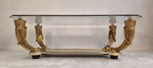 Magnifique table basse 1970’s Corne d’Abondance ROMEO REGA 