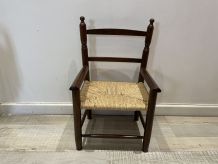 Fauteuil paillé enfant