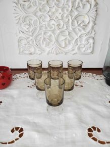 Ensemble de 6 verres à liqueur Suède fumé LUMINARC