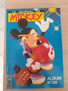 ALBUM DU JOURNAL DE MICKEY N°139 10 magazines 1990