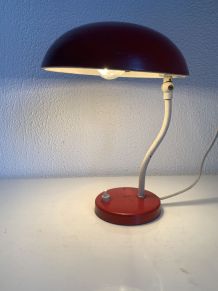 Lampe vintage 1950 champignon rouge diable - 28 cm