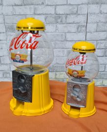 lot distributeur de bonbon en fonte aluminium et verre recon