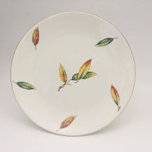 Lot de 6 assiettes plates « Digoin Sarreguemines / modèle La