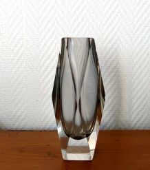 Vase soliflore sommerso Murano 1960 