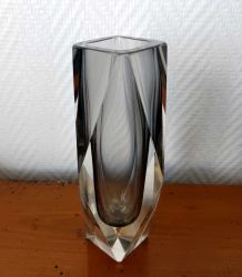 Vase soliflore sommerso Murano 1960 