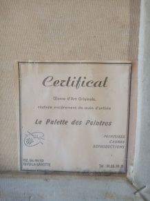 Tableau original certifié 