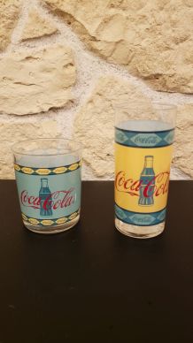 2 verres coca cola 1998 