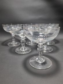 Set de 6 coupes à champagne