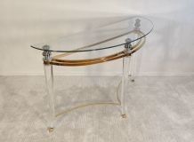 Magnifique console demi-lune 1970’s Charles Hollis Jones 