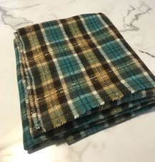 Plaid en laine écossais vintage