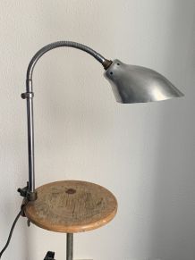 Lampe vintage 1950 industrielle atelier usine KI-E-KLAIR - 8