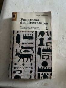 Panorama des litteratures tome 1 L. Thoorens (Ref. 2024-151)