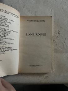 L'âne rouge, Simenon (Ref. 2024-181)