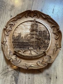 Assiette en bois London Houses Of Parliament