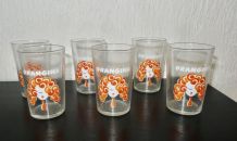 6 anciens verres orangina