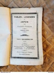 Livre Fables et Légendes du JAPON par Claudius FERRAND illus