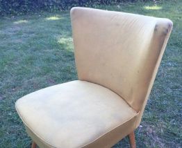 Fauteuil Vintage pieds compas années 50