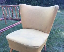 Fauteuil Vintage pieds compas années 50