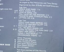 Vinyle 33T Wings Paul Mc Cartney EO de 1975