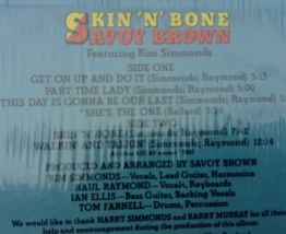 Vinyle Lp Savoy brown Skin n Bone EO de 1976