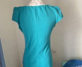 élégante robe bleue clair