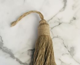 Pompon Tarbouche grand modèle jute et corde