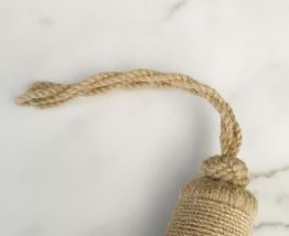 Pompon Tarbouche grand modèle jute et corde