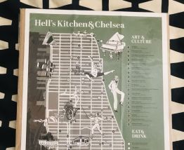 Carte Map's Hell's Kitchen Chelsean New York 2019