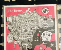 Carte Map's The Bronx New York