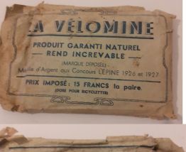 Sachet de Vélomine de 1926 anti crevaison de l'époque bonjou