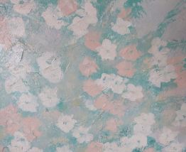 TABLEAU FLORAL PASTEL