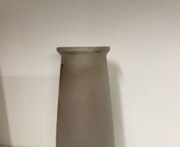 Grand vase 1930 signé Adat,vintage ,orange 