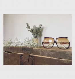 Lunettes de soleil oversize vintage