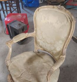 Fauteuils Voltaire à restaurer (lot de 4)