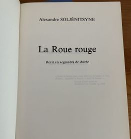 Livre ancien la roue rouge