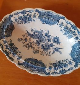 Lot 2 assiettes et 1 plat Ridgway Windsor England ancien