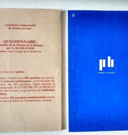 Lot 2 livres : Harmonie P Daniderff et Théorie Musique