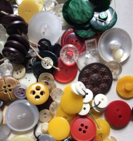 Gros lot de boutons vintage 