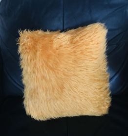 Coussin moumoute vintage