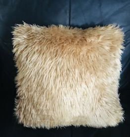 Coussin moumoute vintage