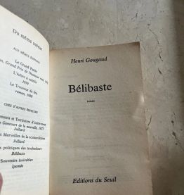 Bélibaste, Henri Gougaud (Ref. 2024-139)