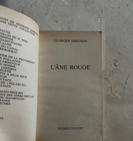 L'âne rouge, Simenon (Ref. 2024-181)