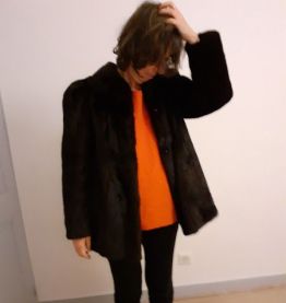 manteau 3/4 vison